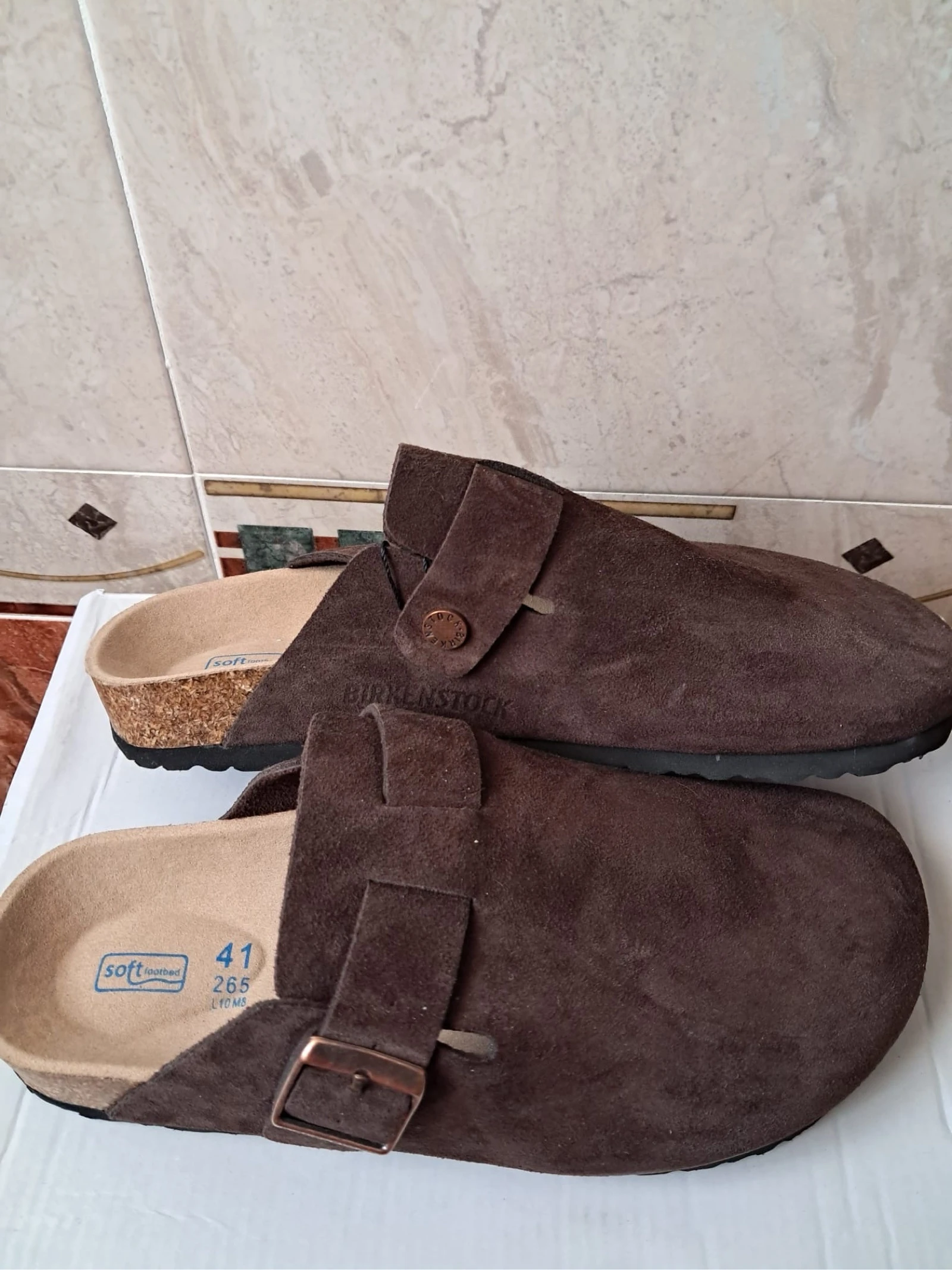 Donkere bruine Birkenstock clogs – photo 3